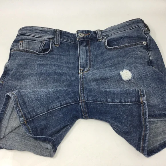 Anthropologie Pilcro and the Letterpress Slim Boyfriend Denim Shorts Size 27 - Picture 5 of 11